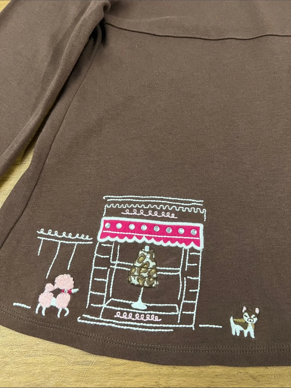 Vintage Gymboree girls top Paris embroidered size 6